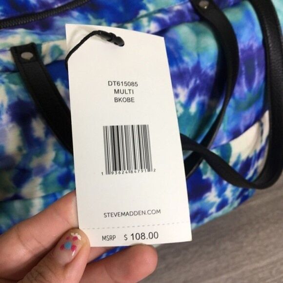 Steve Madden tie dye Large Weekender Bag NWT‎ - Picture 11 of 12